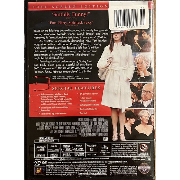 The Devil Wears Prada (DVD) 2006 - Anne Hathaway - Picture 2 of 3
